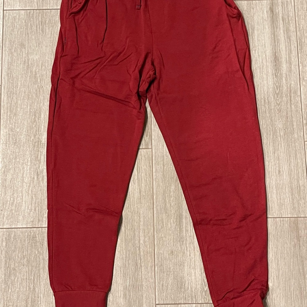 Stance Shelter Jogger with Butter Blend Dark Red Size L Large New with Tags